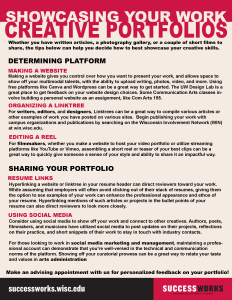 Showcasing Your Work: Creative Portfolios PDF